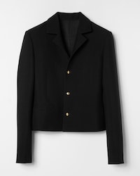 fitted jacket IN wool - BLACK -  - 1 | CELINE