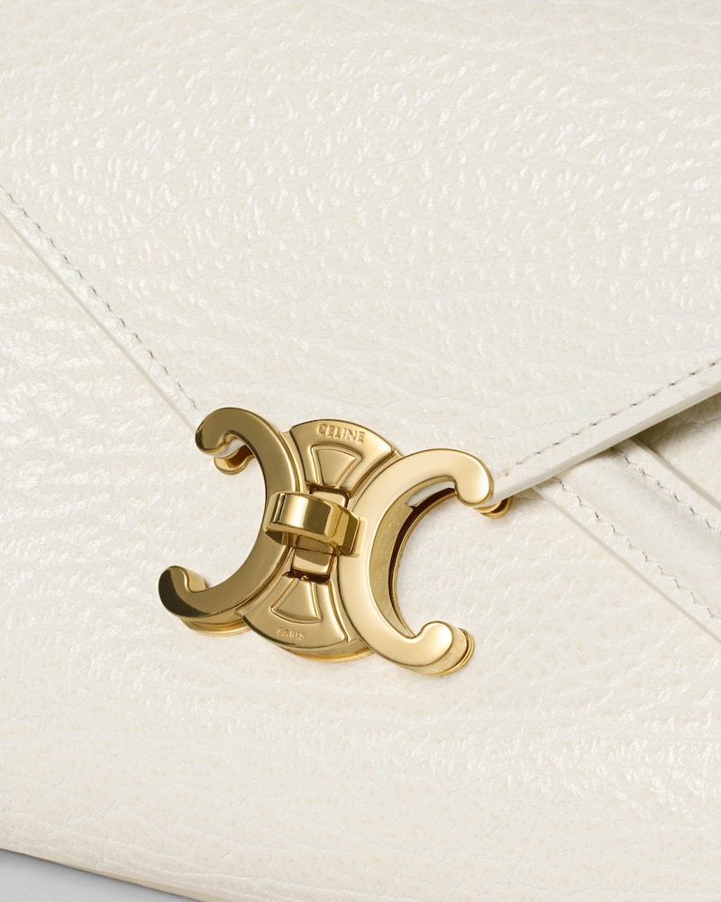 FLAIR BAG PICCOLA IN PELLE DI VITELLO GRANATA XL - BIANCO CREMA - PER LA SERA - 1 | CELINE