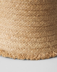 reversible brim hat IN raffia - NATURAL -  - 2 | CELINE