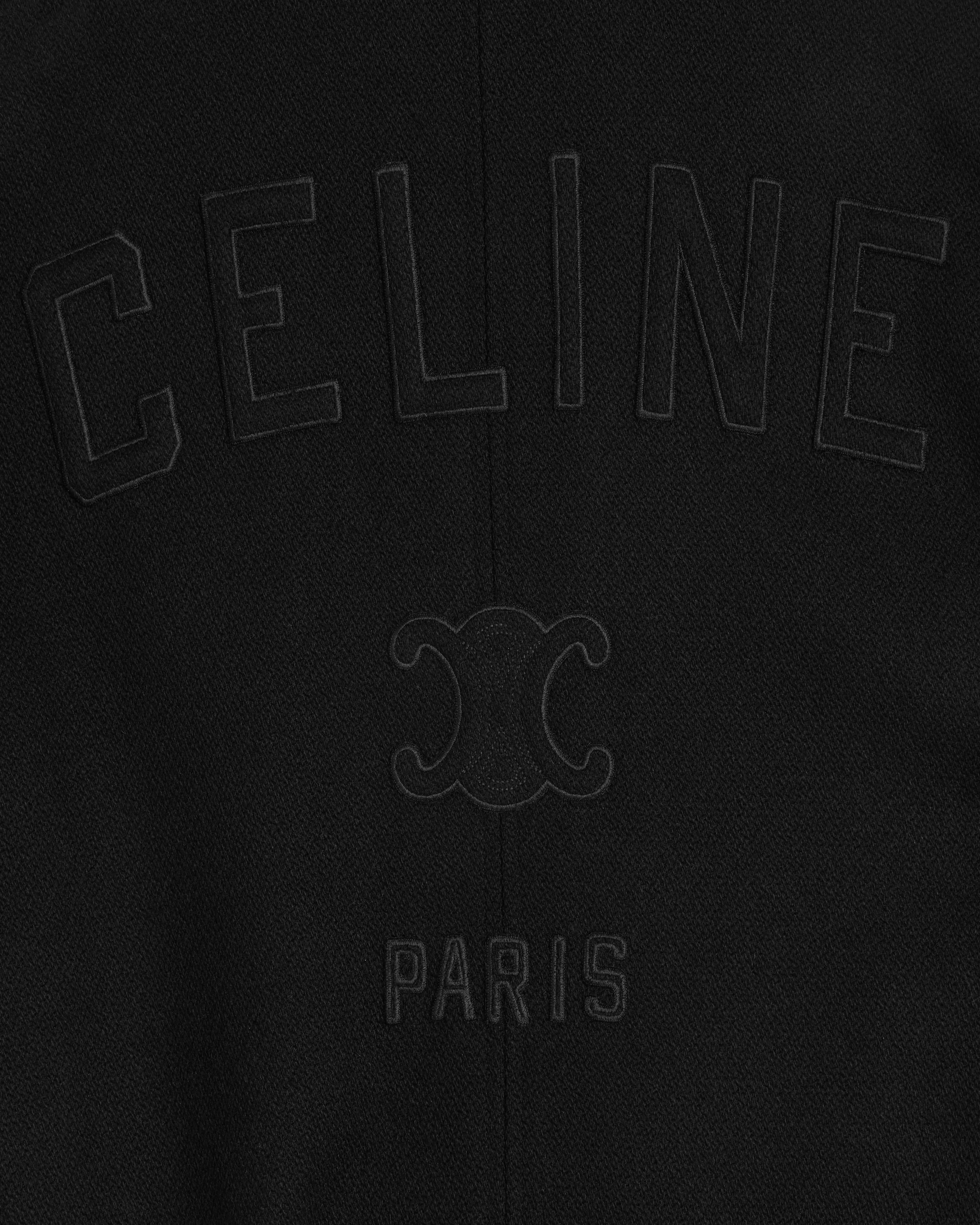 テディジャケット / テクスチャード加工ウール - ブラック | CELINE