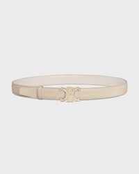 lanière de ceinture réversible 25MM Cuir de Taurillon et Veau façon python -  -  - 1 | CELINE