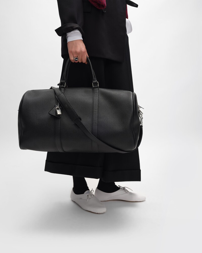 Big Travel Bag IN GRAINED CALFSKIN - BLACK - TRAVEL BAGS - 1 | CELINE