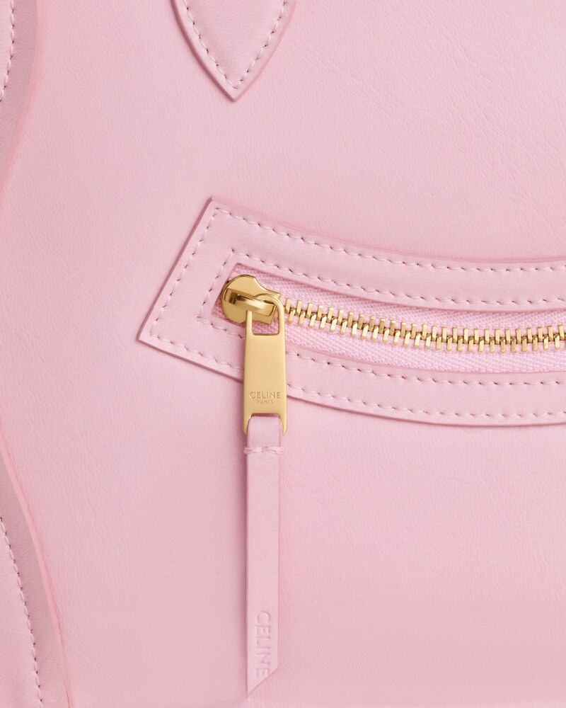MEDIUM POUCH IN GLOSSY CALFSKIN - DIRTY PINK - POUCHES - 1 | CELINE