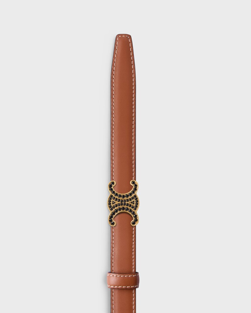 Wendbarer Riemen 18 mm AUS TAURILLON UND NATURBELASSENEM KALBSLEDER -  -  - 1 | CELINE