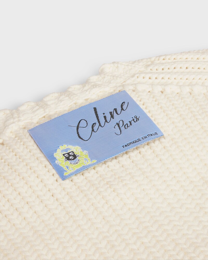cardigan IN cotton - OFF WHITE -  - 1 | CELINE