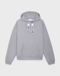 HOODIE LOOSE CELINE MOLLETON COTON - Gris clair -  - 1 | CELINE