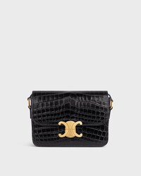 BOLSO TEEN TRIOMPHE DE PIEL DE COCODRILO DEL NILO - NEGRO - TRIOMPHE - 1 | CELINE