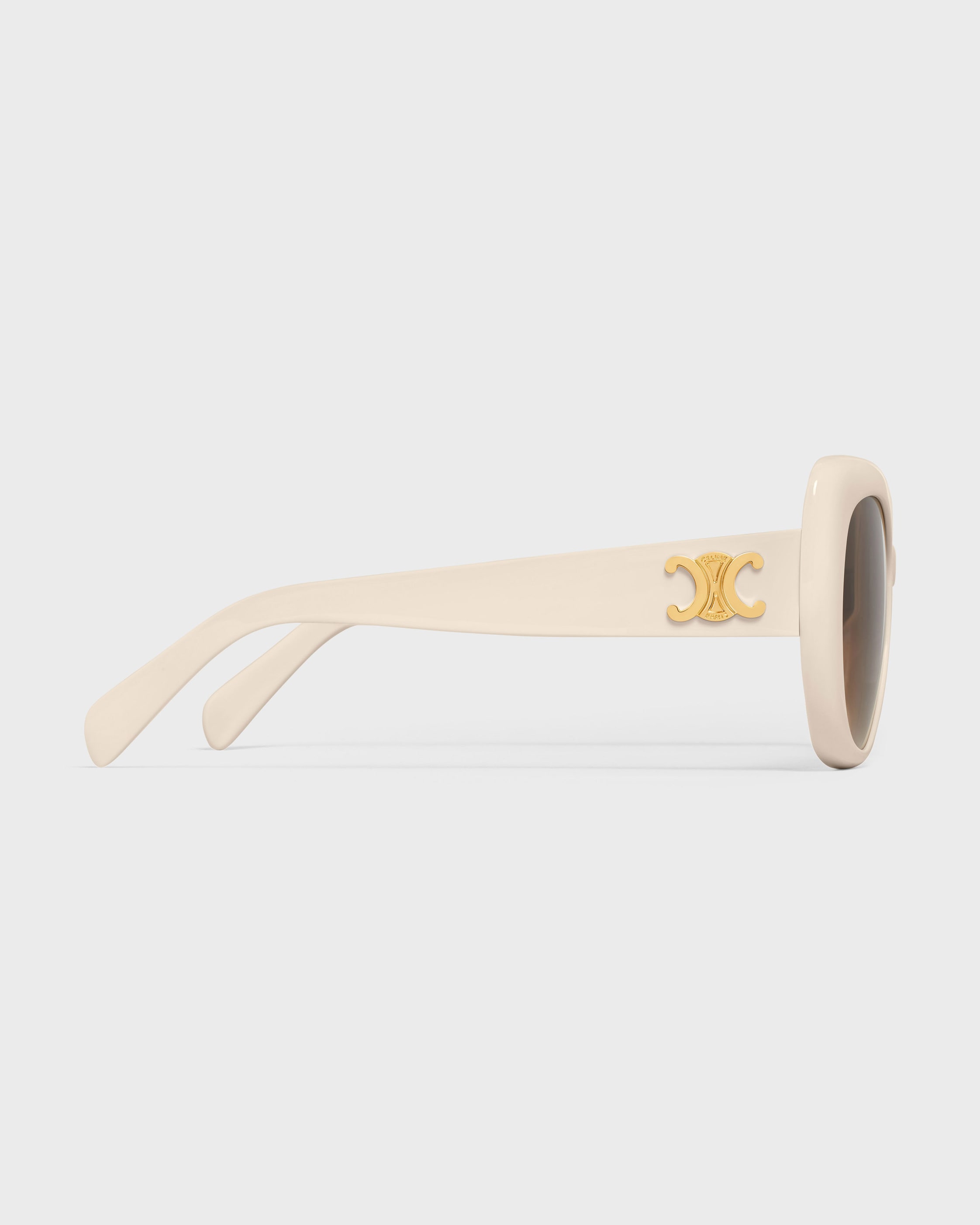 Triomphe 06 Sunglasses in Acetate - IVORY | CELINE