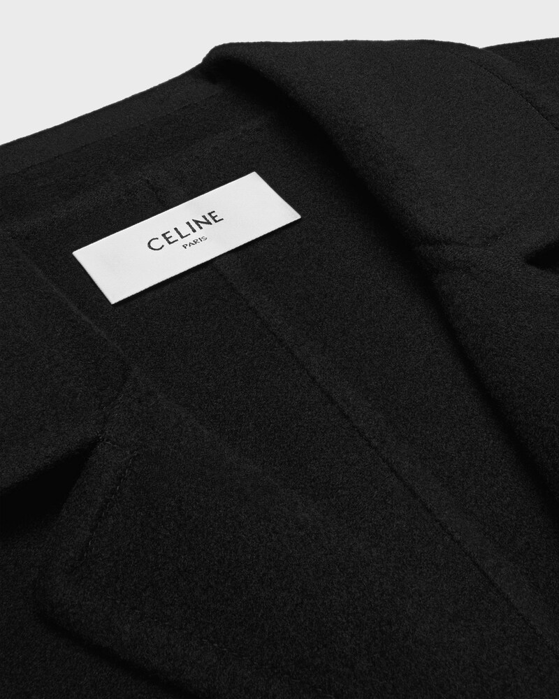 manteau petite CACHEMIRE DOUBLE FACE - Noir -  - 1 | CELINE