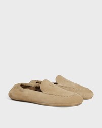 ADAM LOAFER IN SUEDE CALFSKIN - BEIGE -  - 2 | CELINE