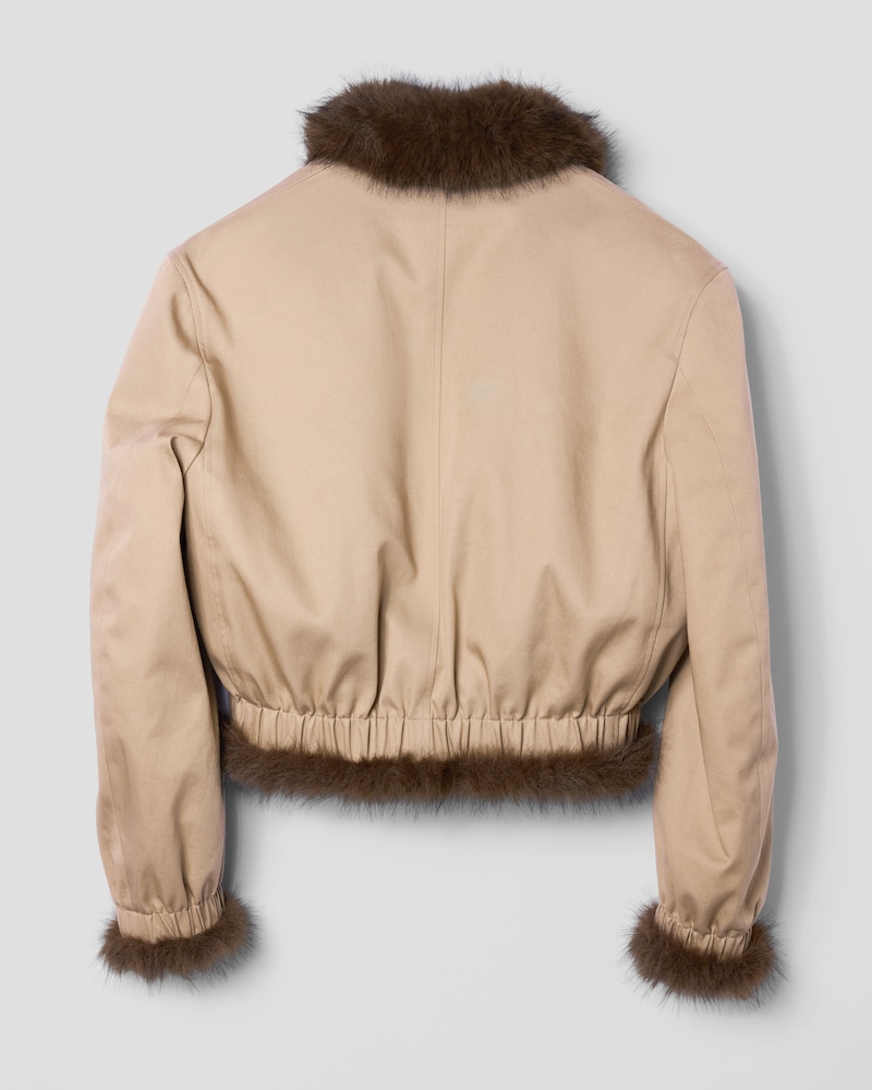 jacket IN cotton twill - BRITISH BEIGE -  - 1 | CELINE
