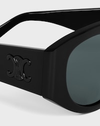 Triomphe Men 02 sunglasses in Acetate - BLACK/BLACK -  - 2 | CELINE