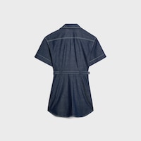 dress IN COTTON DENIM - DARK RINSED -  - 2 | CELINE