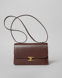 17 IN SHINY CALFSKIN - CHESTNUT - EVENING - 1 | CELINE