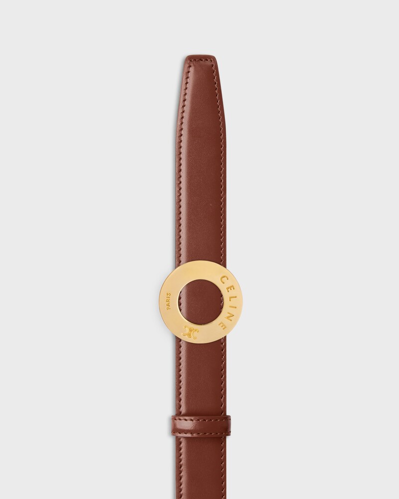 Reversible Strap 25MM IN TAURILLON LEATHER AND CROCODILE EMBOSSED CALFSKIN -  -  - 1 | CELINE