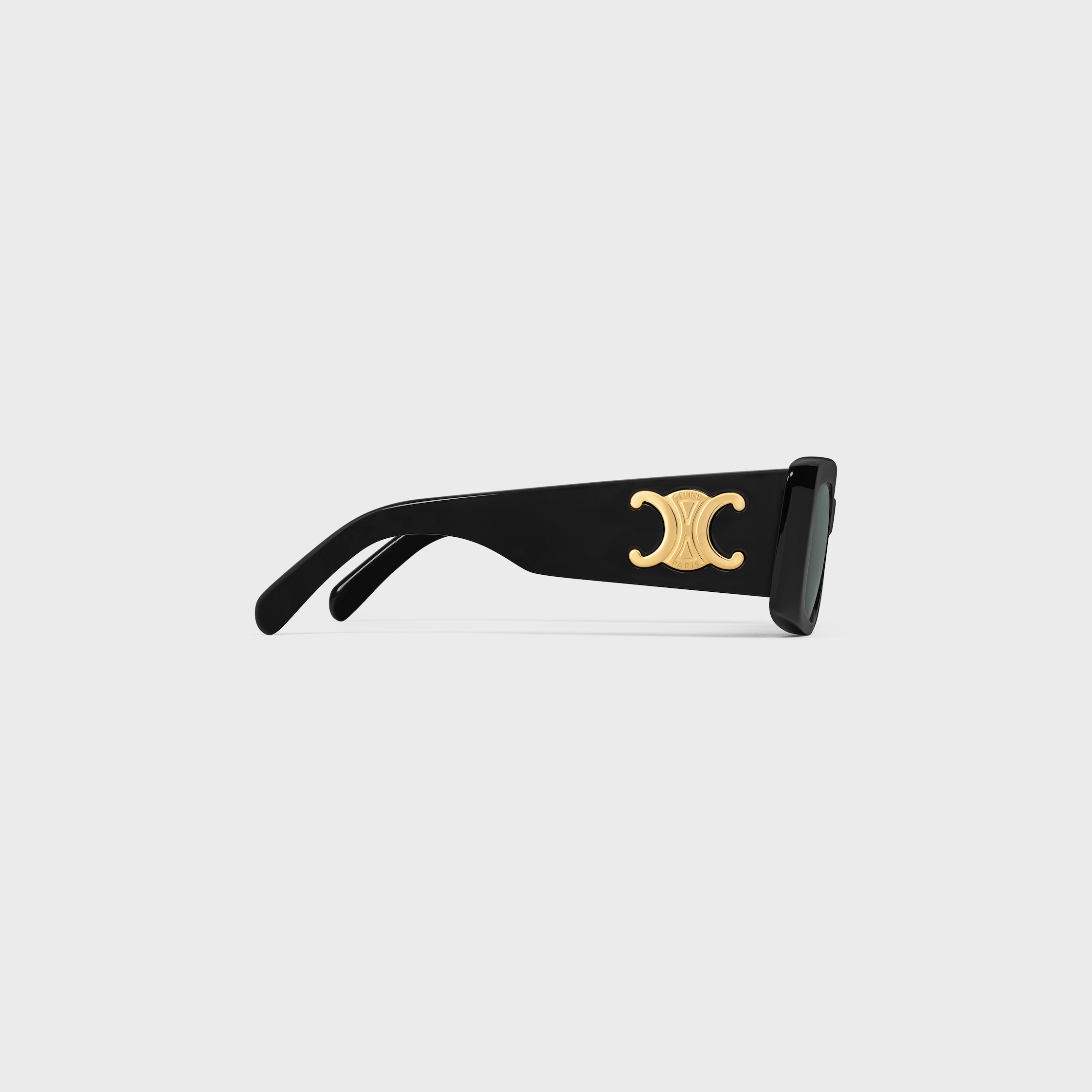 Triomphe XL 01 sunglasses in Acetate - BLACK / GOLD | CELINE