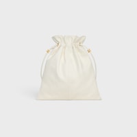 SMALL CRYSTAL POUCH IN LAMBSKIN - RICE - NEW COLLECTION - 2 | CELINE