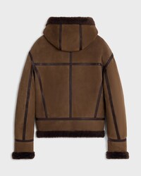 veste aviateur suède - MARRON -  - 2 | CELINE