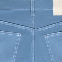 Jolene Jeans aus Baumwolldenim - ATLANTIC BLUE LIGHT STONE WASH -  - 2 | CELINE