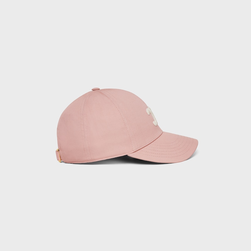triomphe baseball cap in cotton - VINTAGE PINK -  - 1 | CELINE