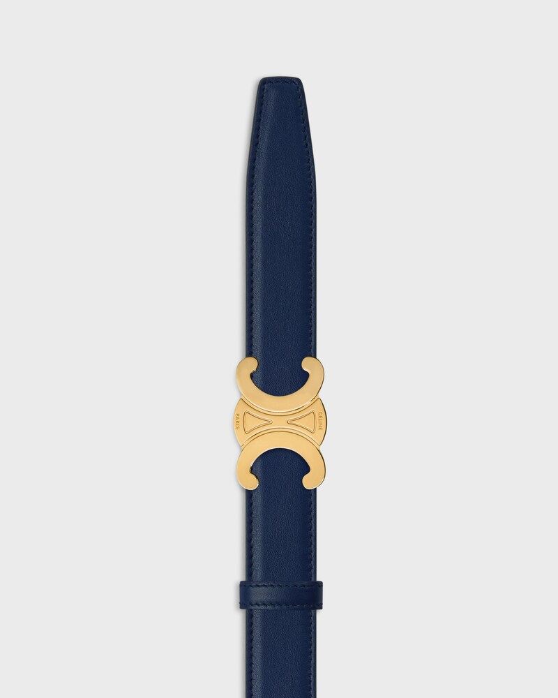 Reversible Strap 25MM IN Smooth and Grained Calfskin -  -  - 1 | CELINE