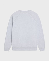 sweat regular molleton coton - PALE GREY / BLACK -  - 2 | CELINE