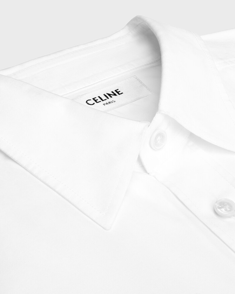 shirt IN COTTON POPLIN - WHITE -  - 1 | CELINE
