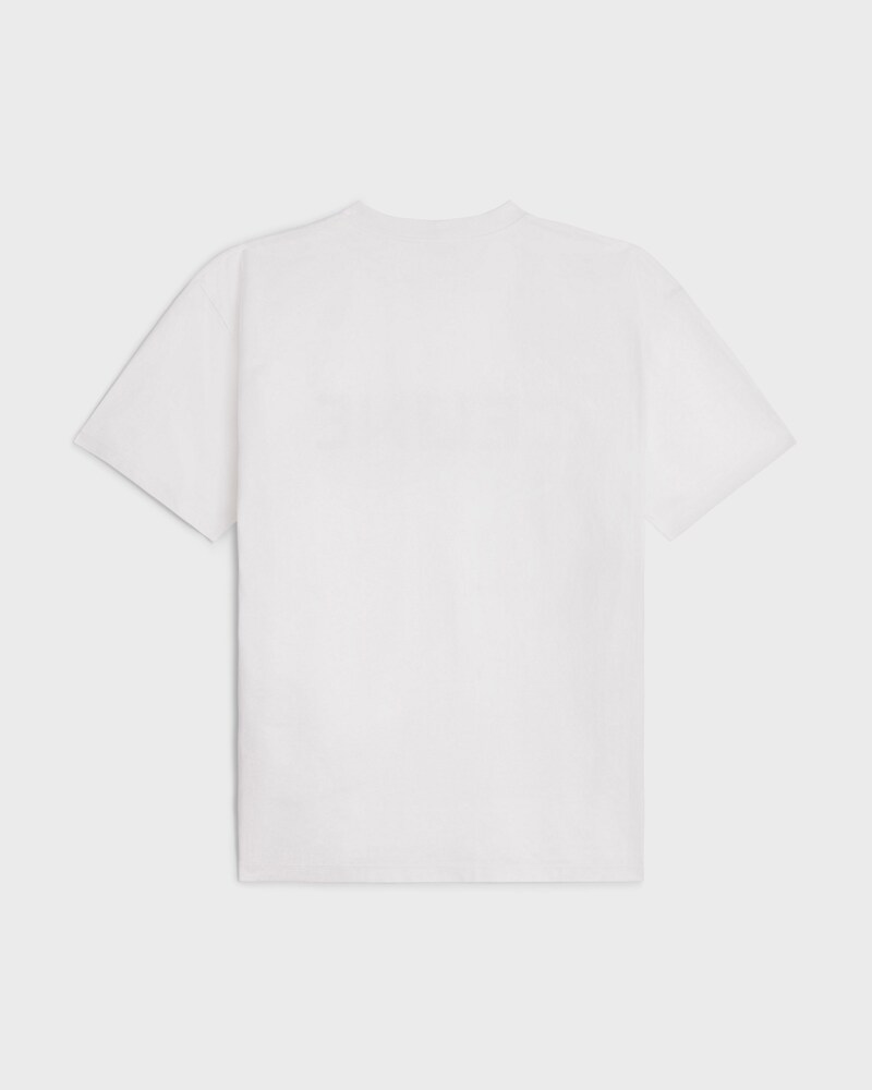 T-SHIRT LOOSE CELINE JERSEY COTON - CHALK / BLACK -  - 1 | CELINE