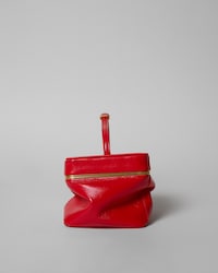 CUBE IN GLOSSY LAMBSKIN - CHILI RED - ALL BAGS - 2 | CELINE