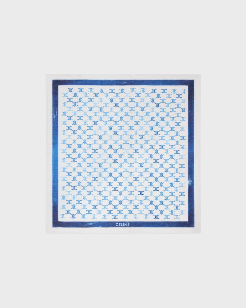 bandana IN cotton - WHITE/BLUE -  - 1 | CELINE