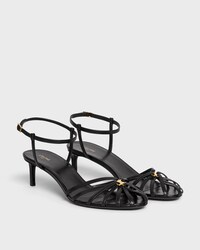 SANDALIA CELINE TRIOMPHE DE PIEL DE CORDERO - NEGRO -  - 2 | CELINE
