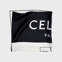 BIENVENUE BANDANA 55 - IVORY/BLACK -  - 2 | CELINE