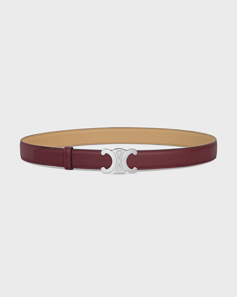 Reversible Strap 25MM IN Smooth and Grained Calfskin -  -  - 1 | CELINE
