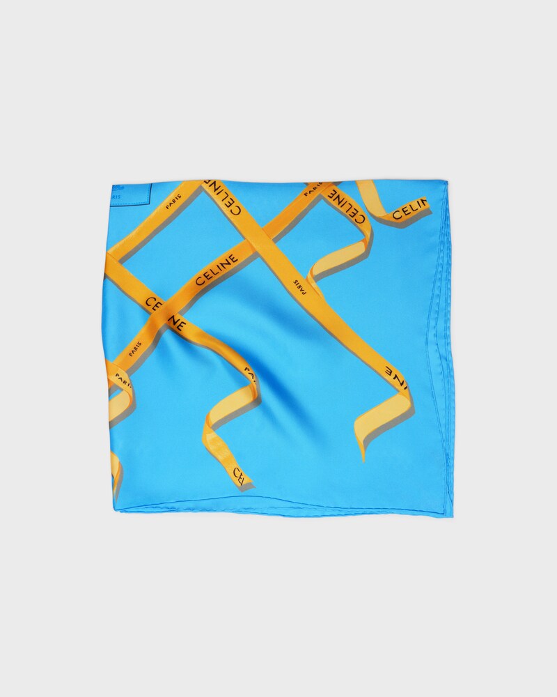 Tuch AUS Seidentwill - HIMMELBLAU/GELB/BLAU -  - 1 | CELINE