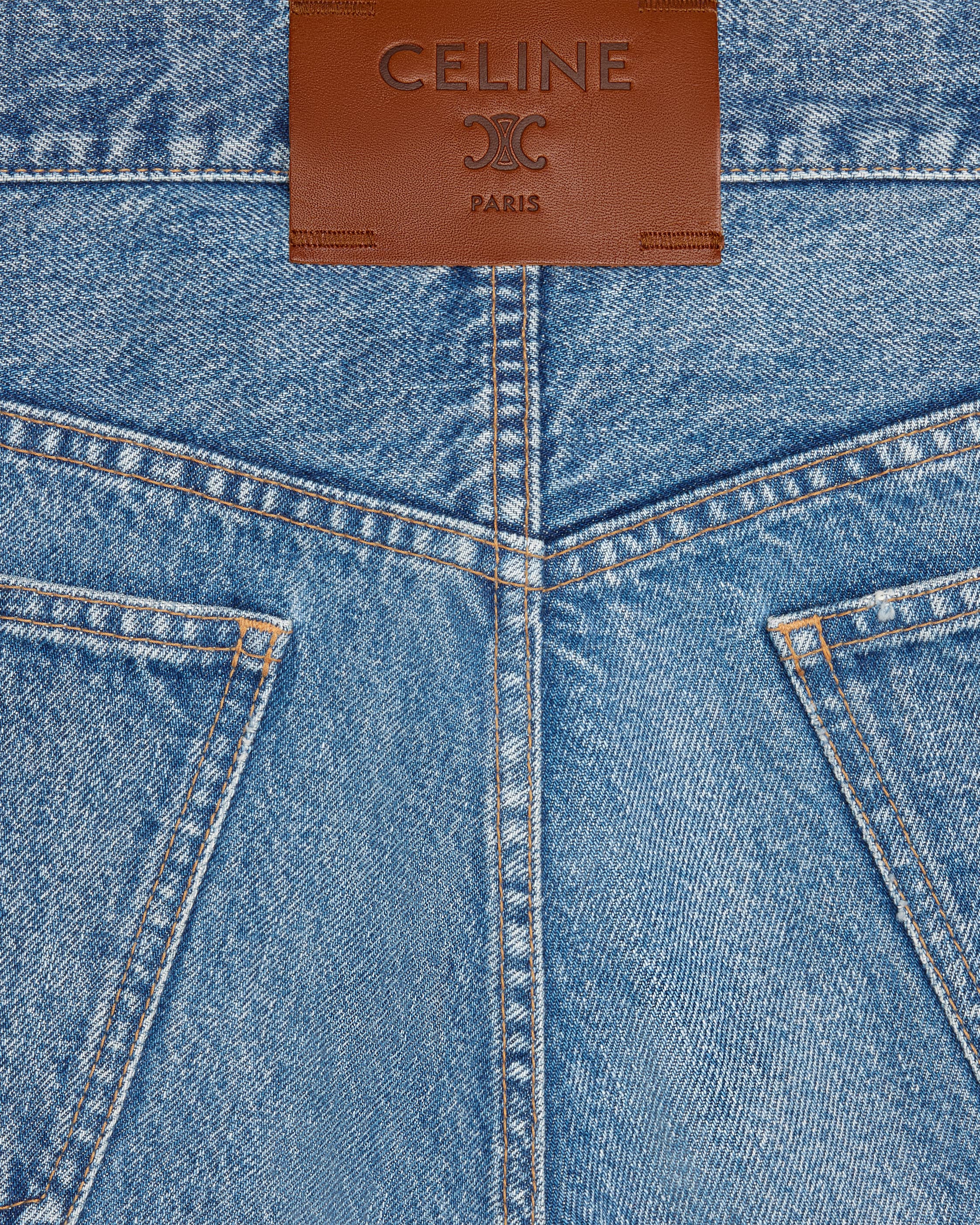 boyfriend jeans 001 IN cotton denim - VIVIENNE GLASS | CELINE