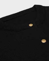 mini dress IN wool - BLACK -  - 2 | CELINE