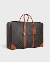 Soft Luggage 70 in Triomphe Canvas and Calfskin - TAN - TRAVEL - 2 | CELINE