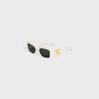 Triomphe XL 01 Sunglasses in Acetate - IVORY -  - 2 | CELINE