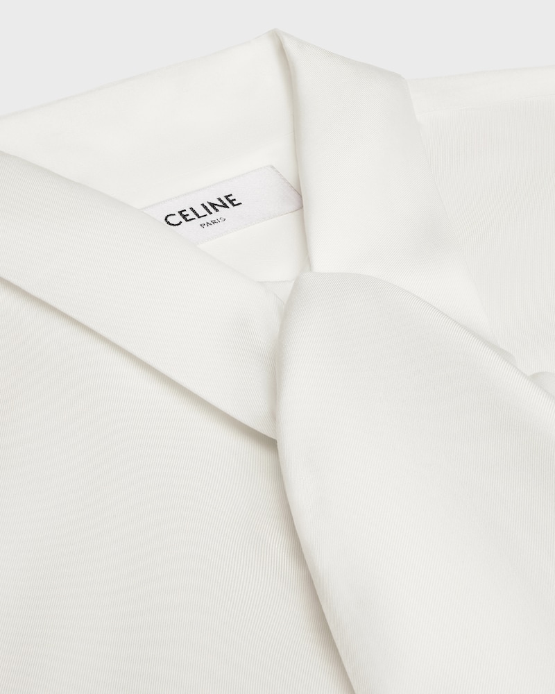 lavalliere shirt IN silk twill - CRAIE -  - 1 | CELINE