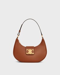 MITTELGROSSE AVA TRIOMPHE TASCHE aus glattem Kalbsleder - TAN - GIFT FINDER - 1 | CELINE