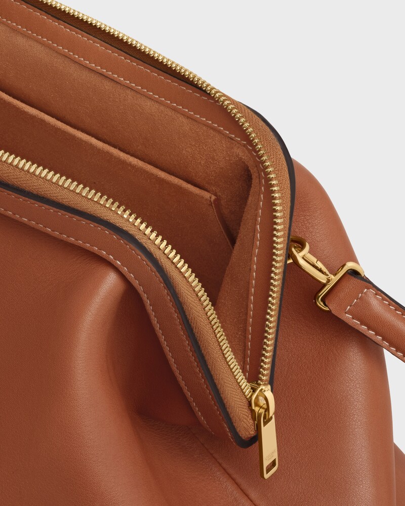 DOCTOR'S POUCH CUIR DE VEAU SOUPLE NATUREL - TAN - Soirée - 1 | CELINE