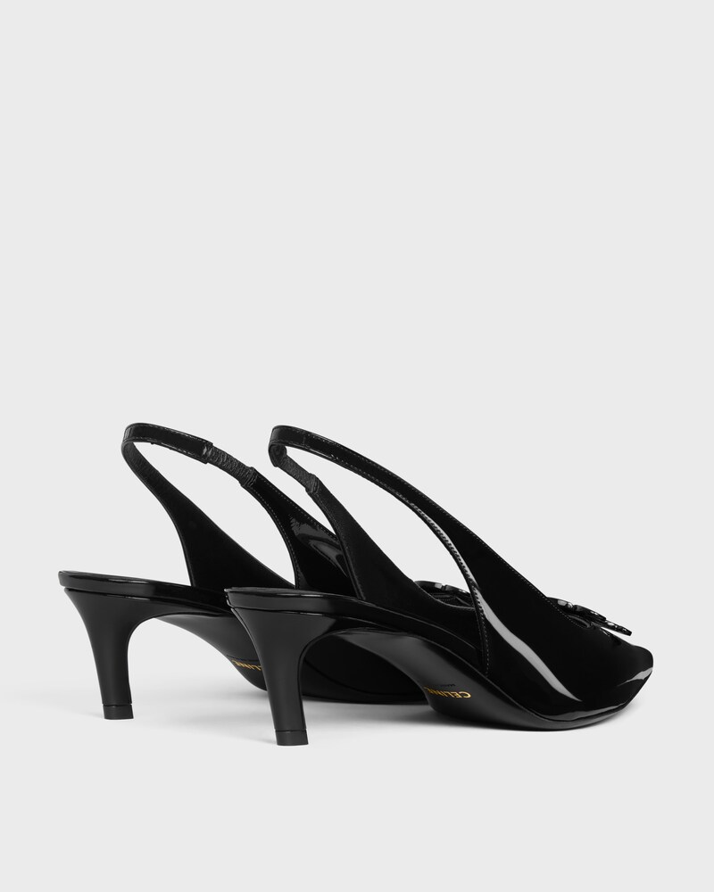 ZAPATO DE SALÓN CELINE ALMA TRIOMPHE DE CHAROL DE PIEL DE BECERRO - NEGRO -  - 1 | CELINE