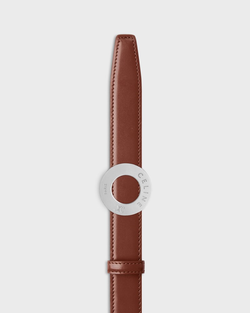 Reversible Strap 25MM IN TAURILLON LEATHER AND CROCODILE EMBOSSED CALFSKIN -  -  - 1 | CELINE