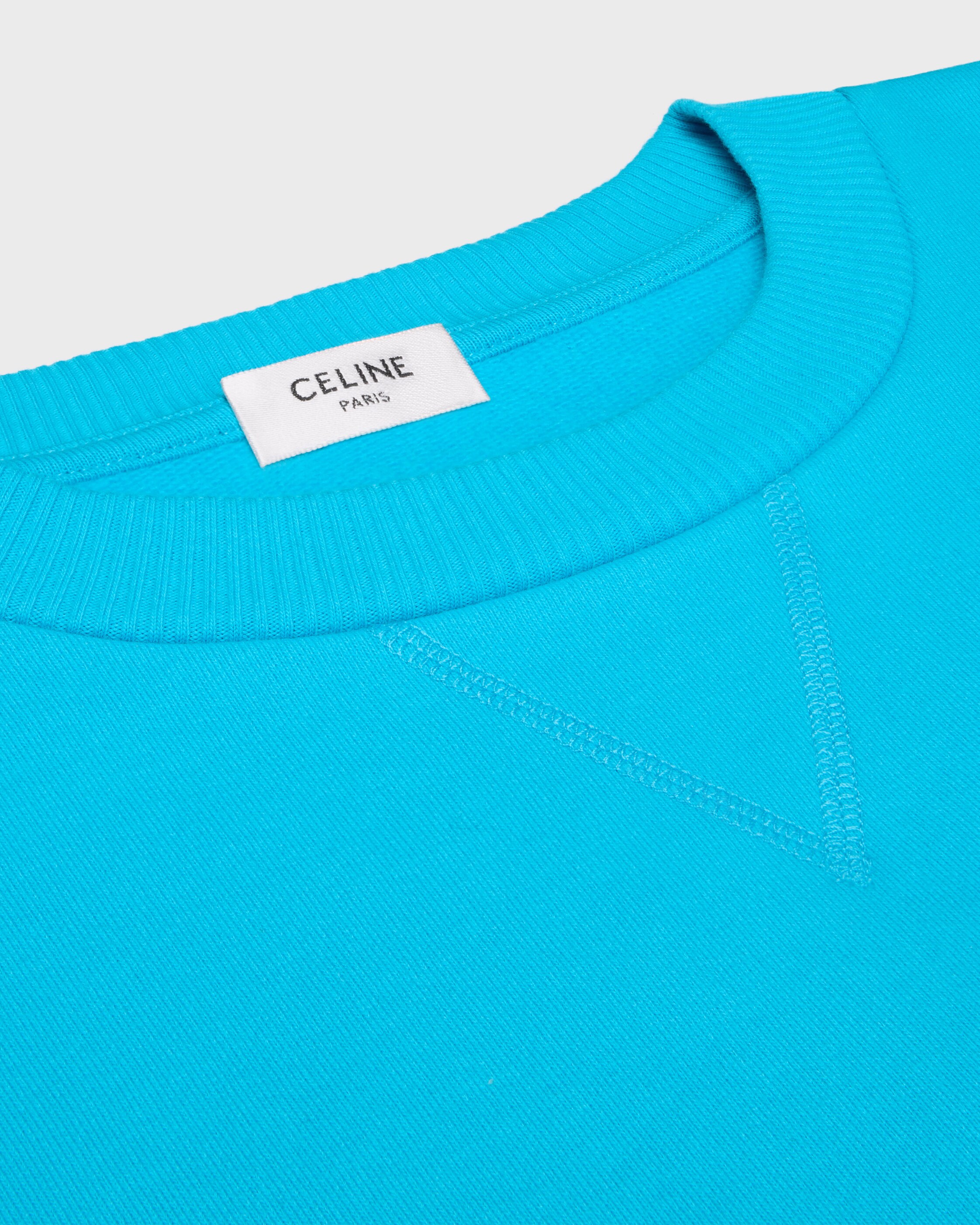 oversized crewneck sweater IN cotton fleece - MICKEY BLUE/RED
