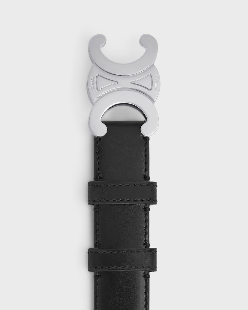 Triomphe Gürtel 25 MM AUS Taurillonleder - SCHWARZ -  - 1 | CELINE