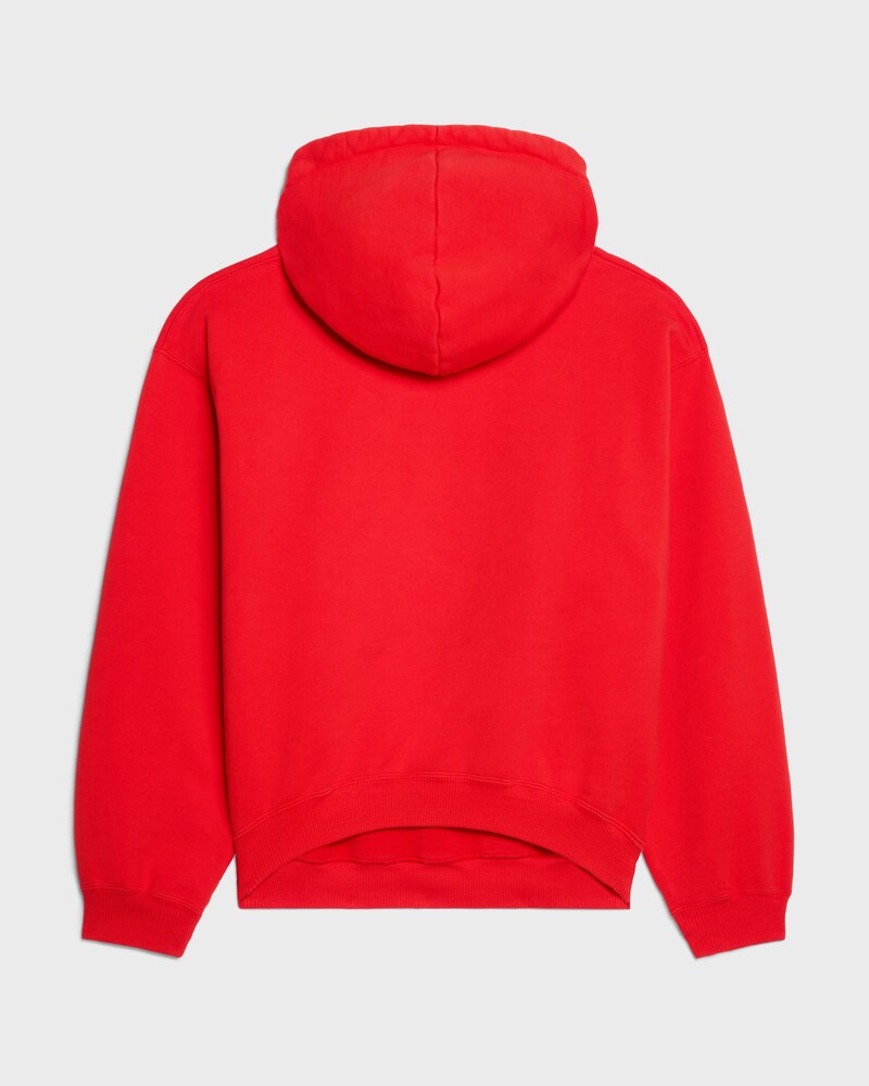 hoodie IN cotton fleece - RED CYCLIST/ROYAL BLUE -  - 1 | CELINE