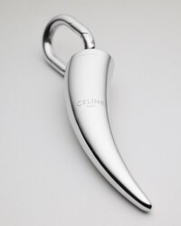 CHARM DE CUERNO CELINE DE LATÓN CON ACABADO RODIADO - PLATA - CHARMS - 2 | CELINE