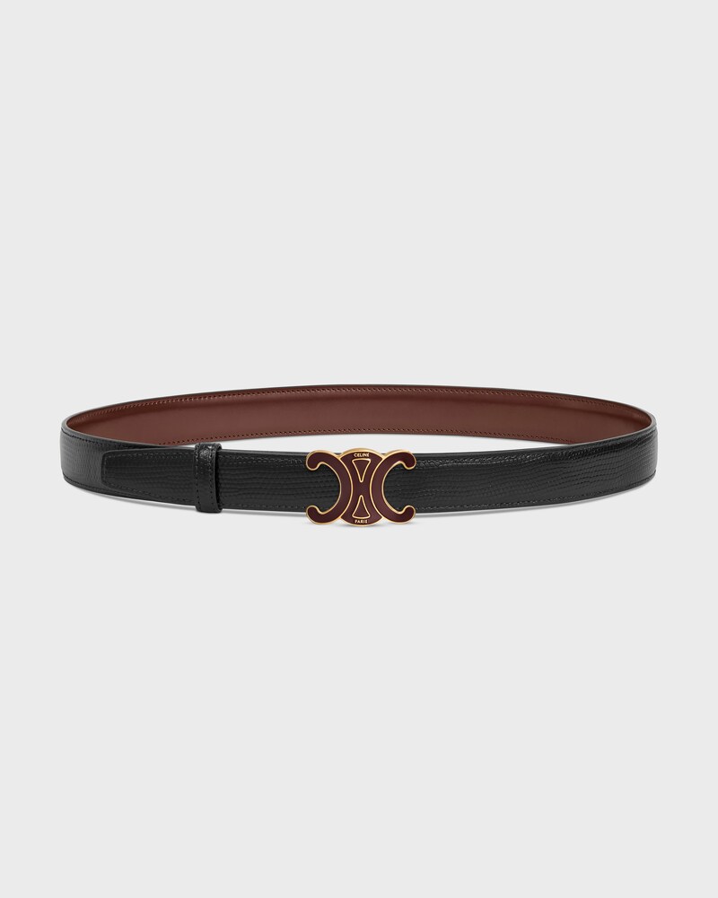 Reversible Strap 25MM IN TAURILLON AND LIZARD EMBOSSED CALFSKIN -  -  - 1 | CELINE