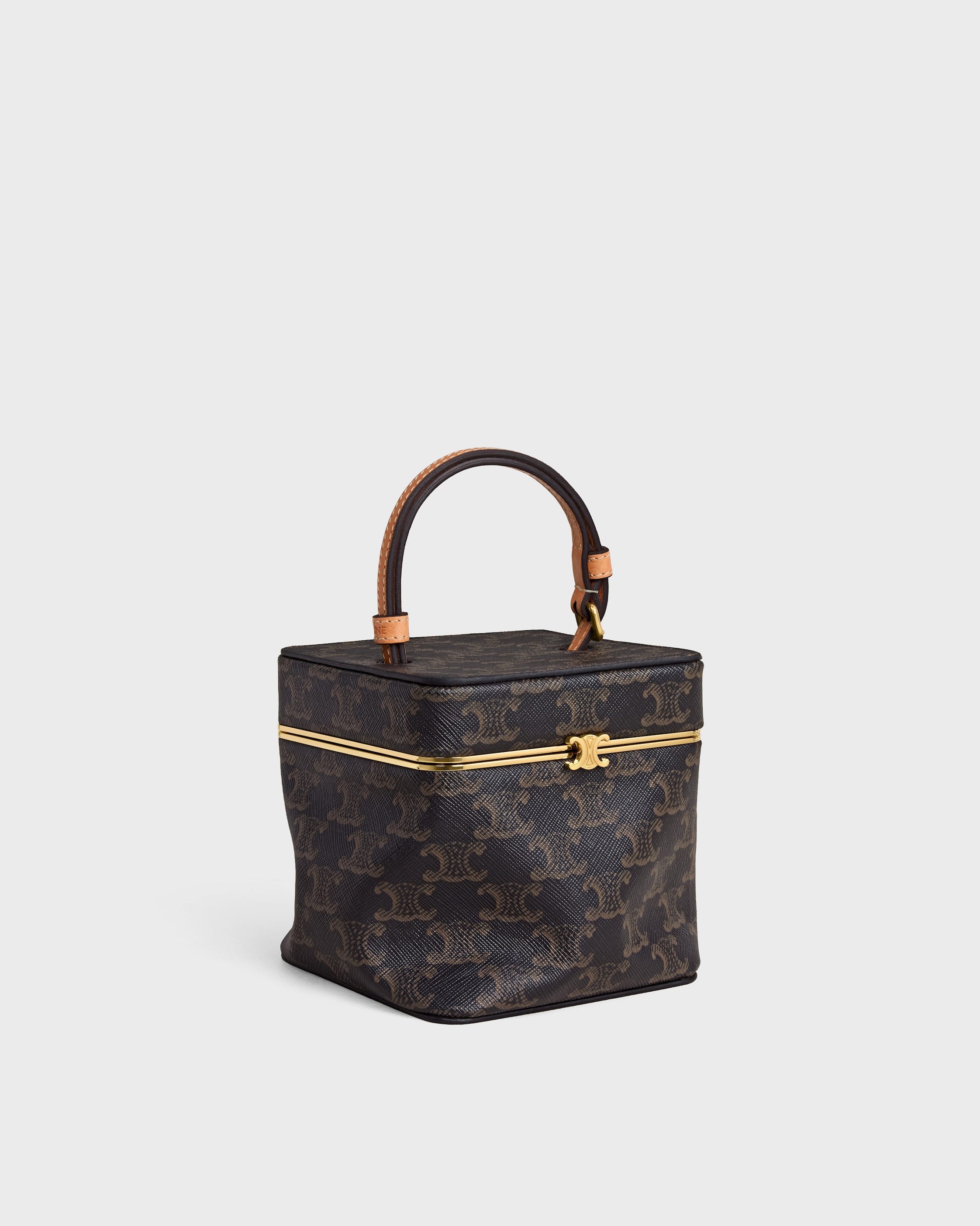 CUBE FRAME IN TOILE TRIOMPHE - MIEL | CELINE