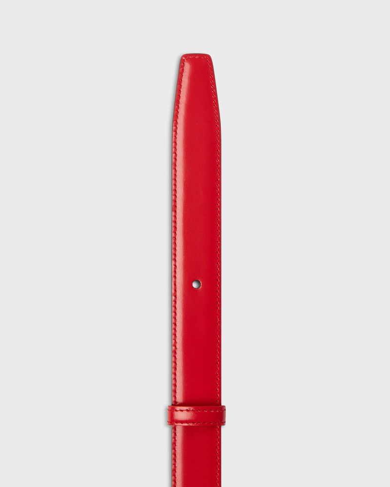 Reversible Strap 25MM IN TAURILLON - SYRAH / ULTRA RED -  - 1 | CELINE